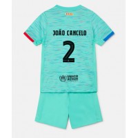 Koszulka piłkarska Barcelona Joao Cancelo #2 Strój Trzeci dla dzieci 2023-24 tanio Krótki Rękaw (+ Krótkie spodenki)